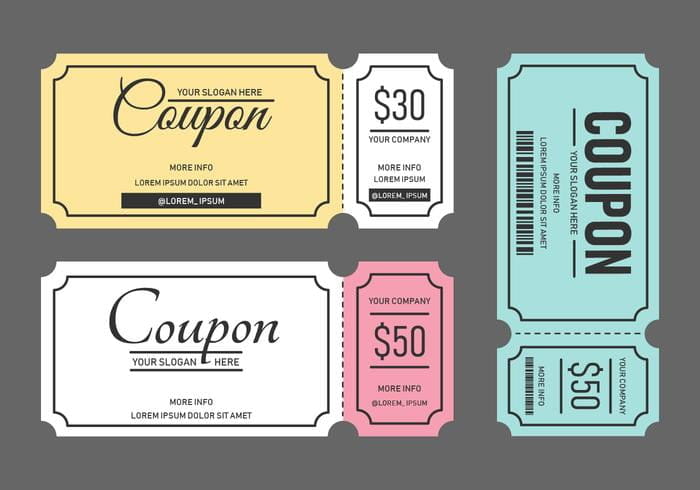 vector coupon template svg ai eps - Voucher dan Kupon: Cara Efektif Meningkatkan Penjualan dengan Program Diskon - 1
